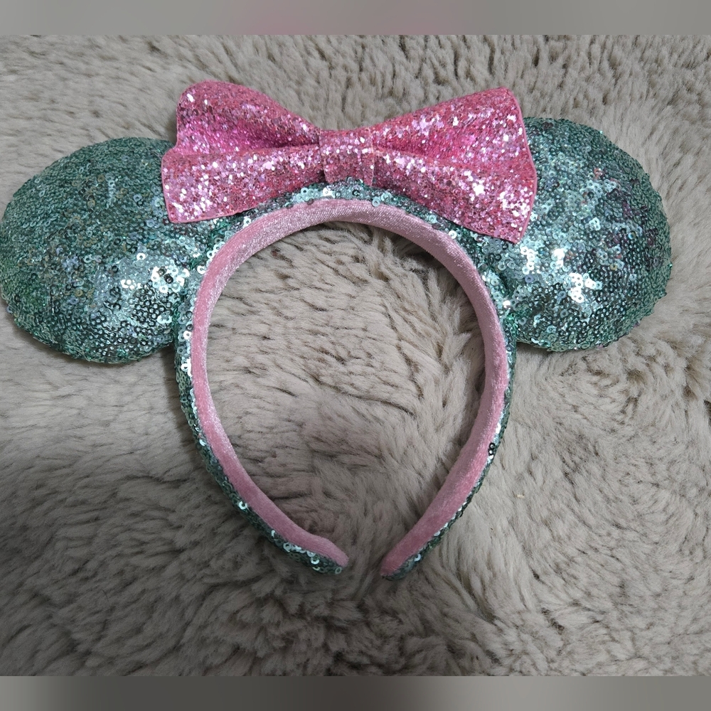 Disney Parks Sequin Mouse Ears Headband